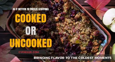 Cooked or Uncooked: The Great Stuffing Freeze Debate