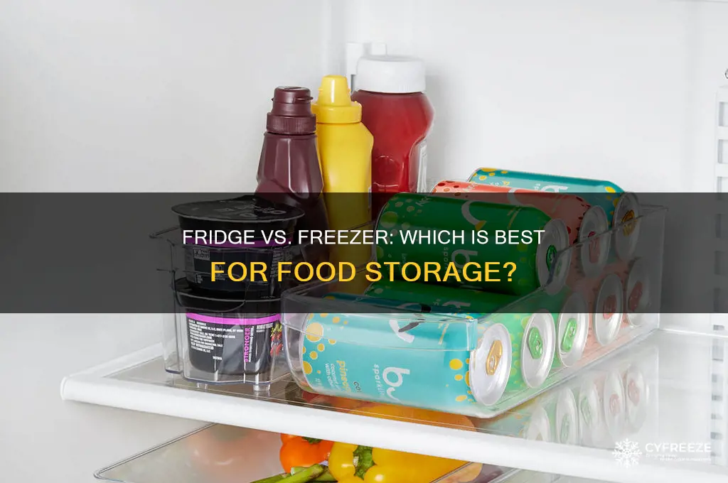 is it better to use the frige or the freezer