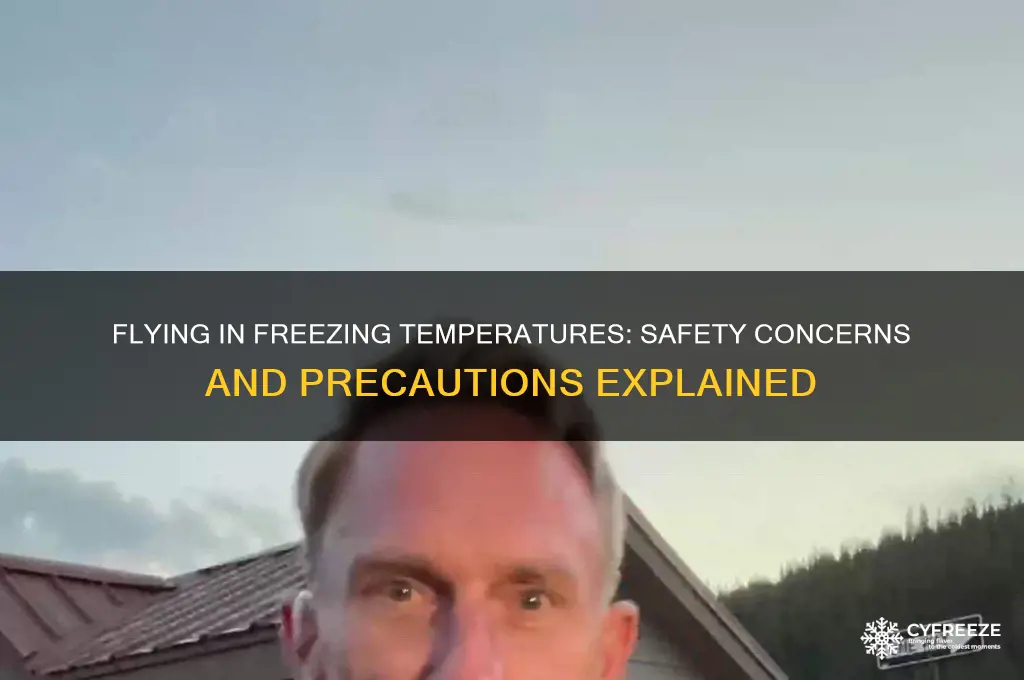 is it dangerous to fly in freezing temperatures