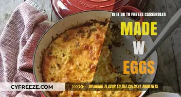 Egg-cellent Freezing: The Do's and Don'ts of Casserole Storage