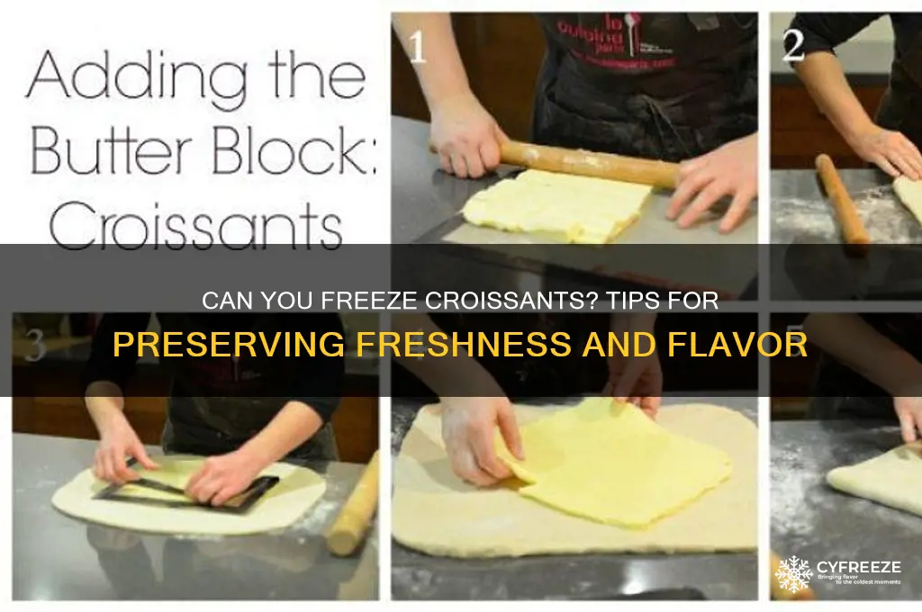is it ok to freeze croissants for later use