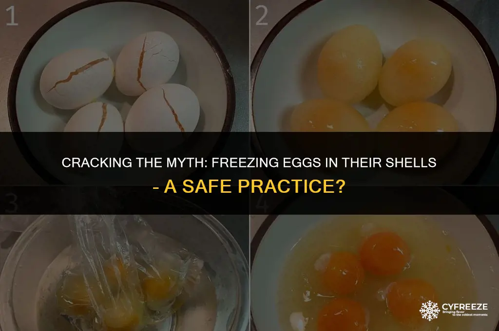is it ok to freeze eggs in the shell