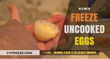 The Great Egg Freeze: Uncooked Eggs in the Cold