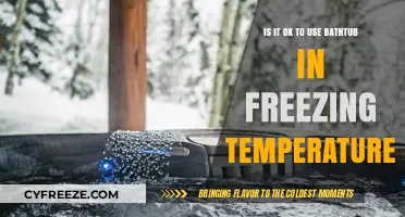 Using Bathtubs in Freezing Temps: Safe or Risky Practice?