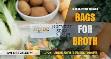 Using Freezer Bags for Broth: Safe, Effective, or Risky Choice?