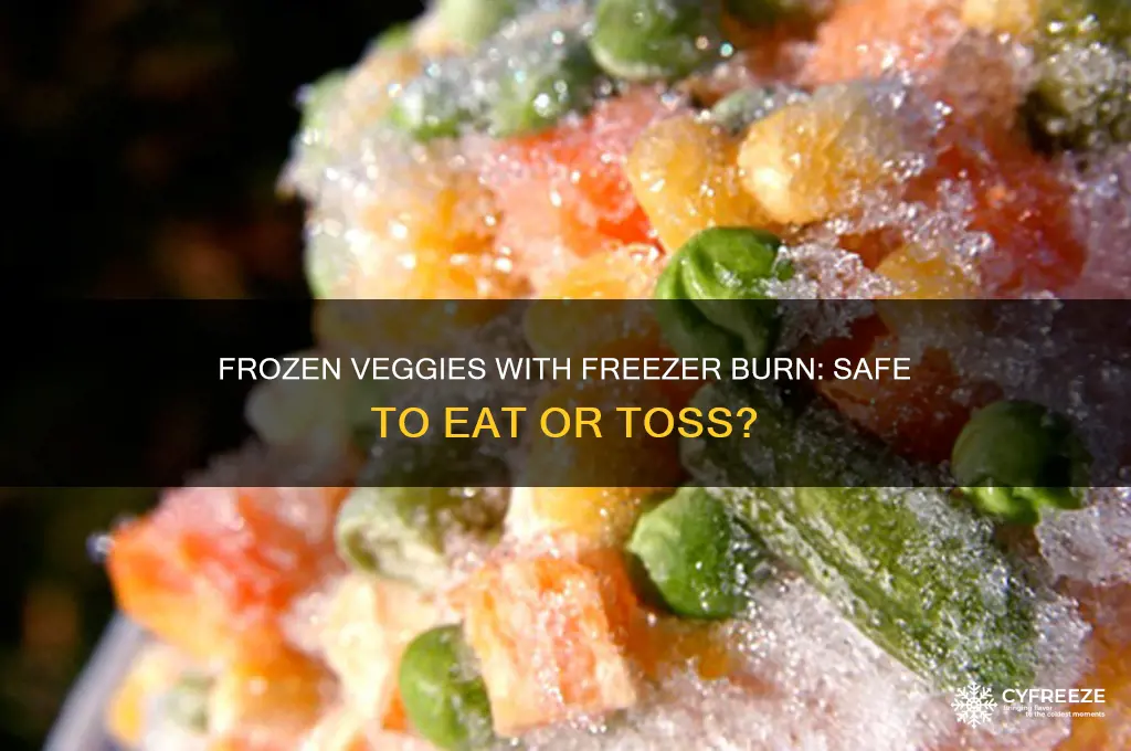 is it ok to use frozen vegetables are freezer burnt