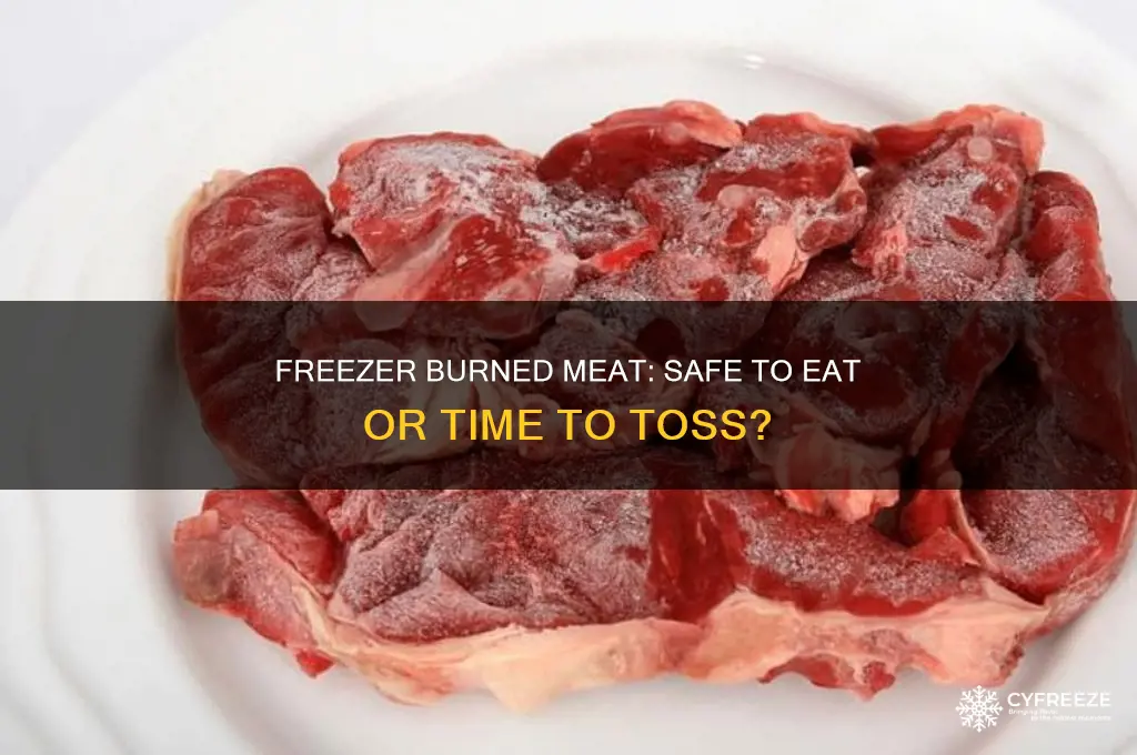 is it ok to use meat that has freezer burn