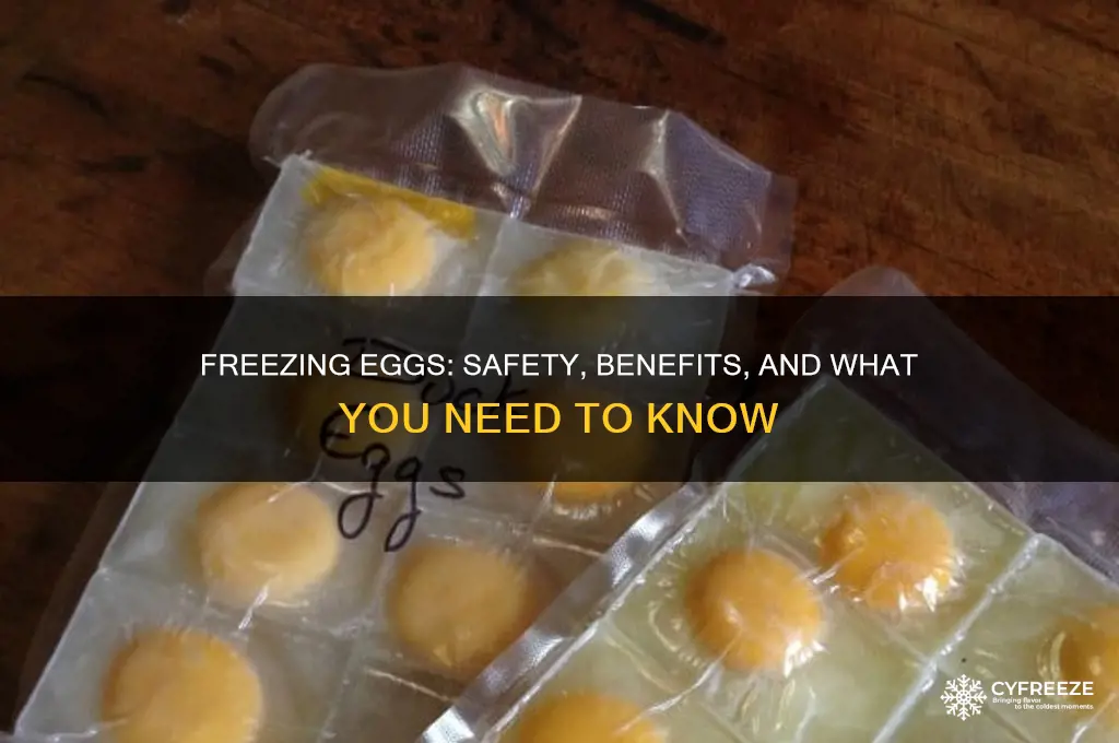 is it okay to freeze eggs