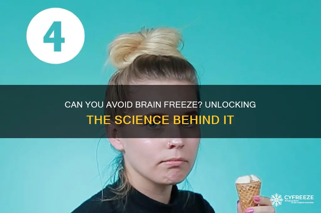 is it possible for someone not to get brain freeze