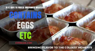 Freezing Uncooked Meatloaf with Eggs: Safety Tips and Guidelines