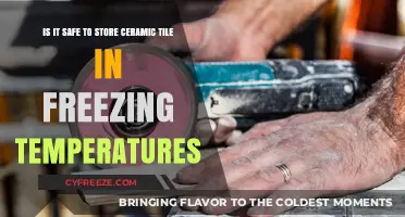 Storing Ceramic Tiles in Freezing Temps: Safe or Risky?