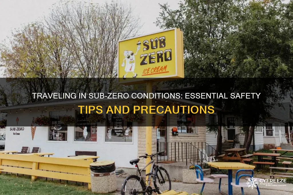 is it safe to travel in below freezing temperatures