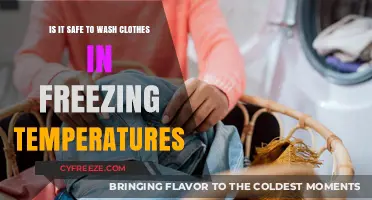 Washing Clothes in Freezing Temps: Safe or Risky Practice?