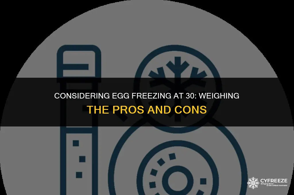 is it worth freezing eggs at 30