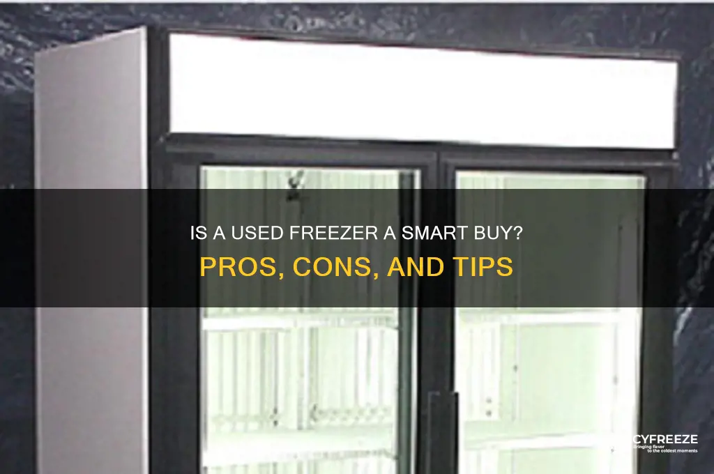 is it worth getting a used freezer