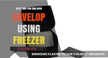 Can Freezing Really Help You Open Envelopes? Let's Find Out