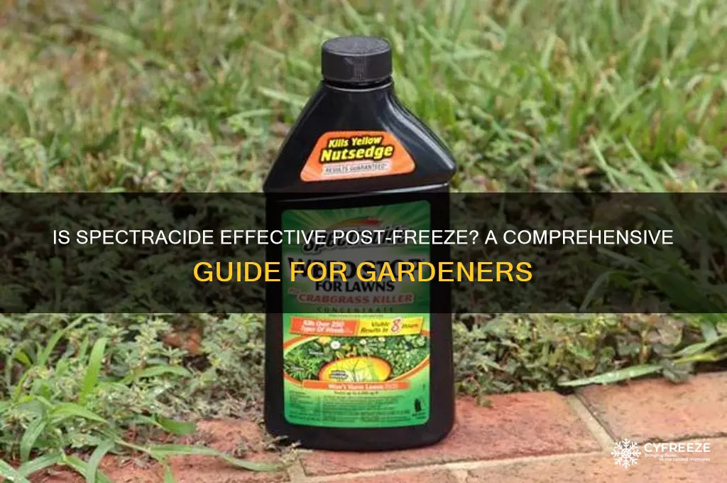is spectracide good to use after freezing