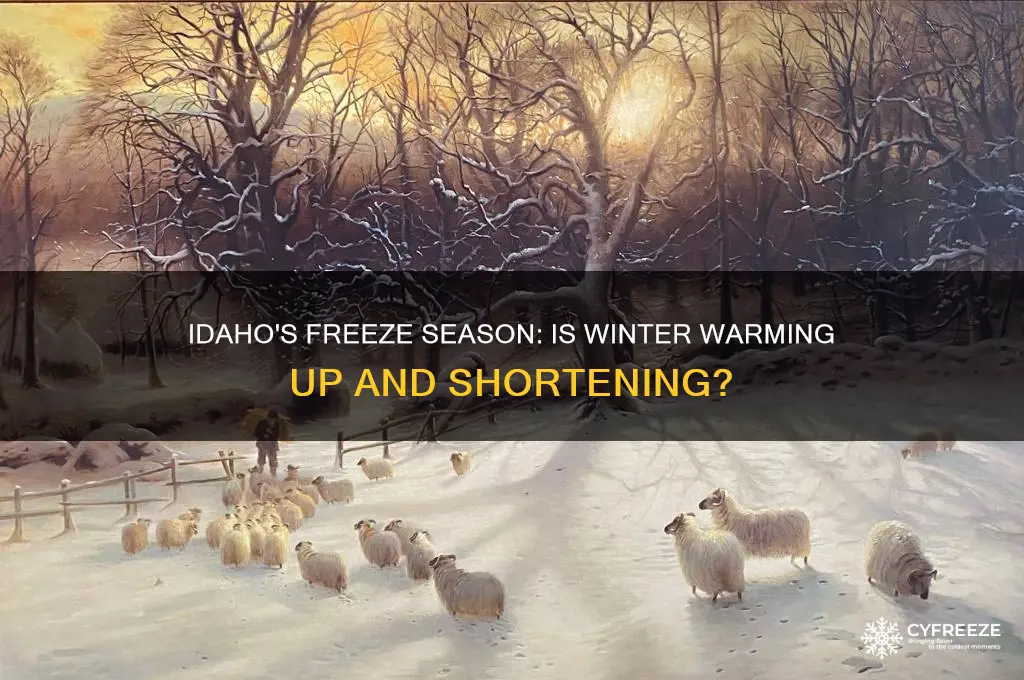 is the freeze season getting shorter in idaho
