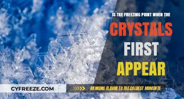 When Do Crystals Form? Understanding the Freezing Point Phenomenon