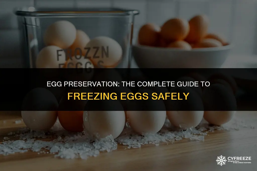 is there a way to freeze eggs