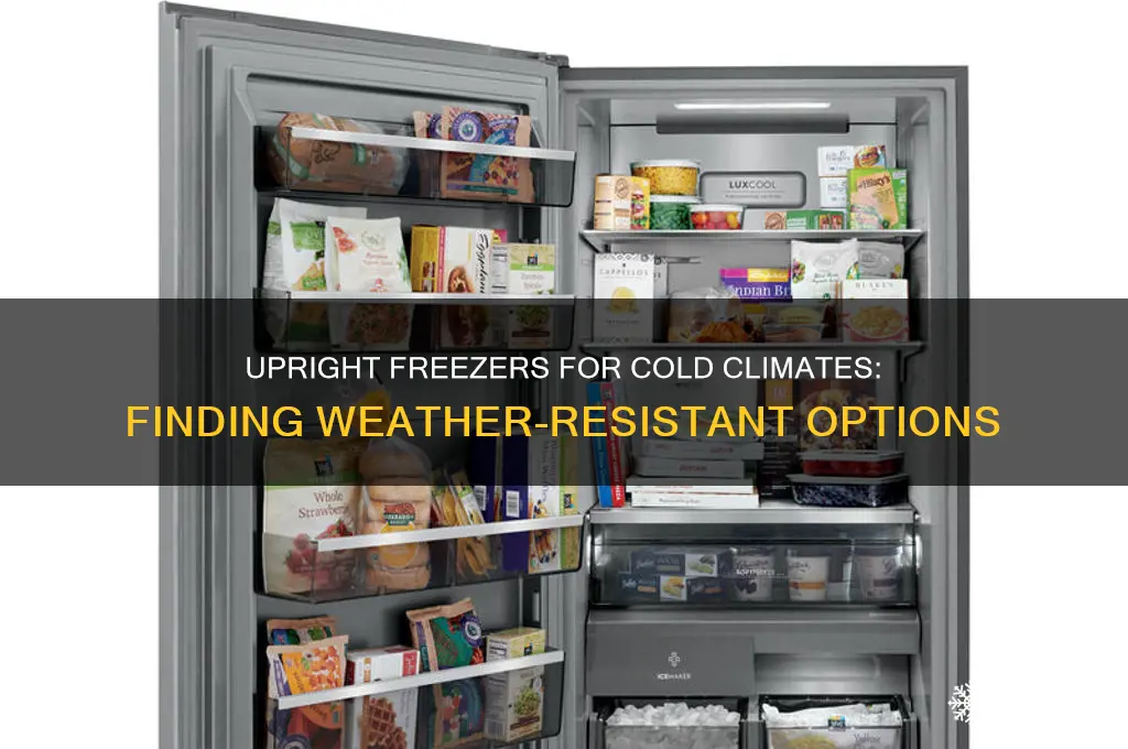 is there an upright freezer designed for cold weather use
