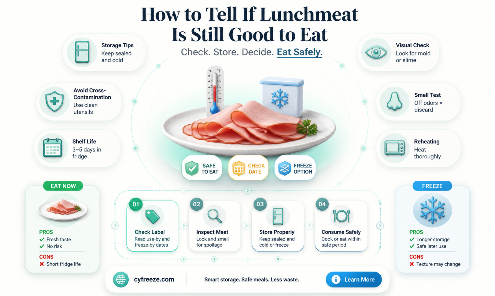 can you eat lunchmeat past use or freeze by date