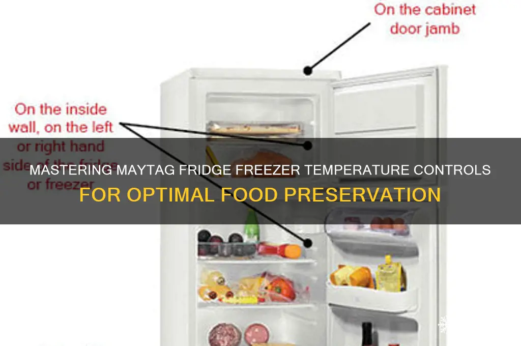 may tag fridge freezer temperature controls