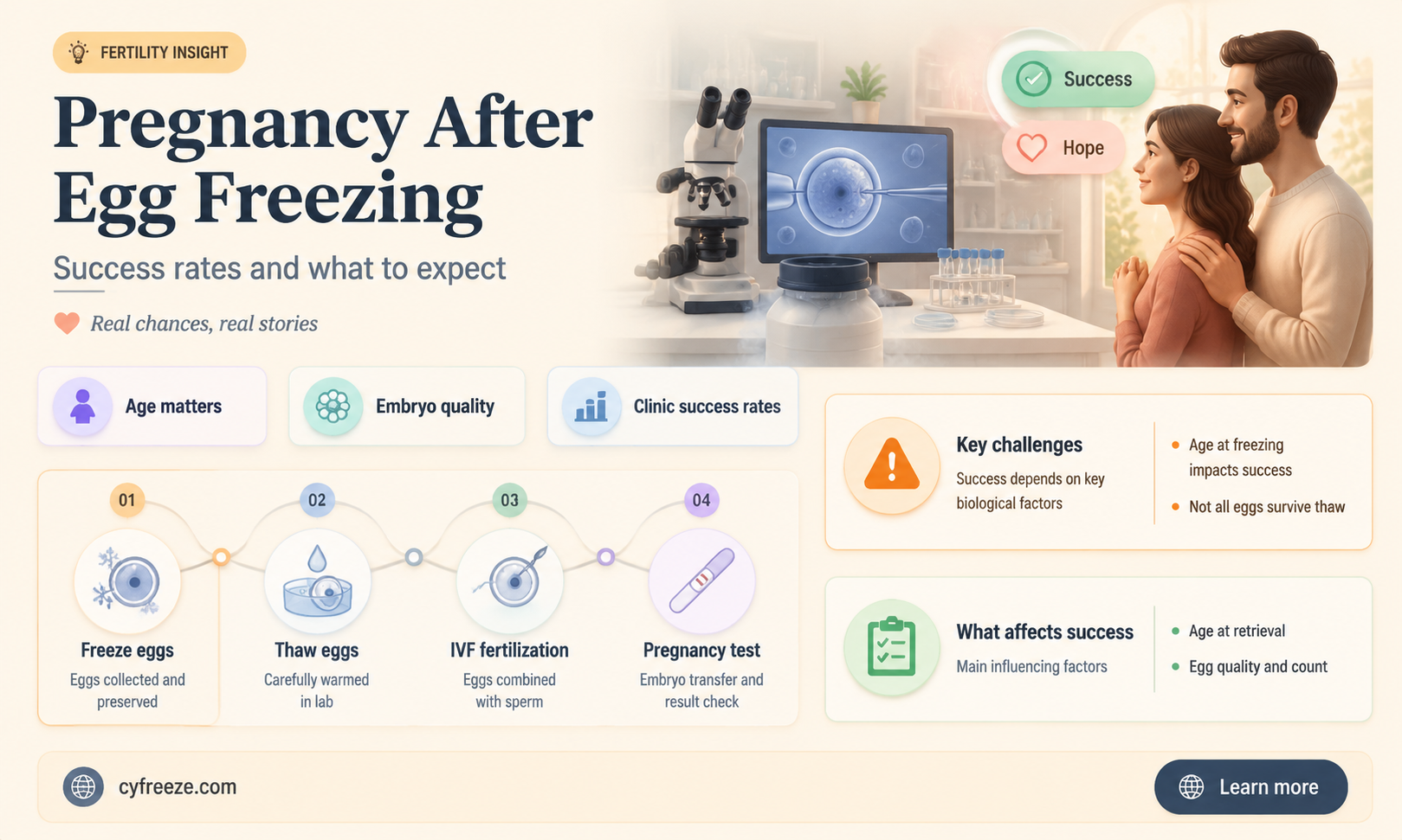 can you get pregnant after egg freezing