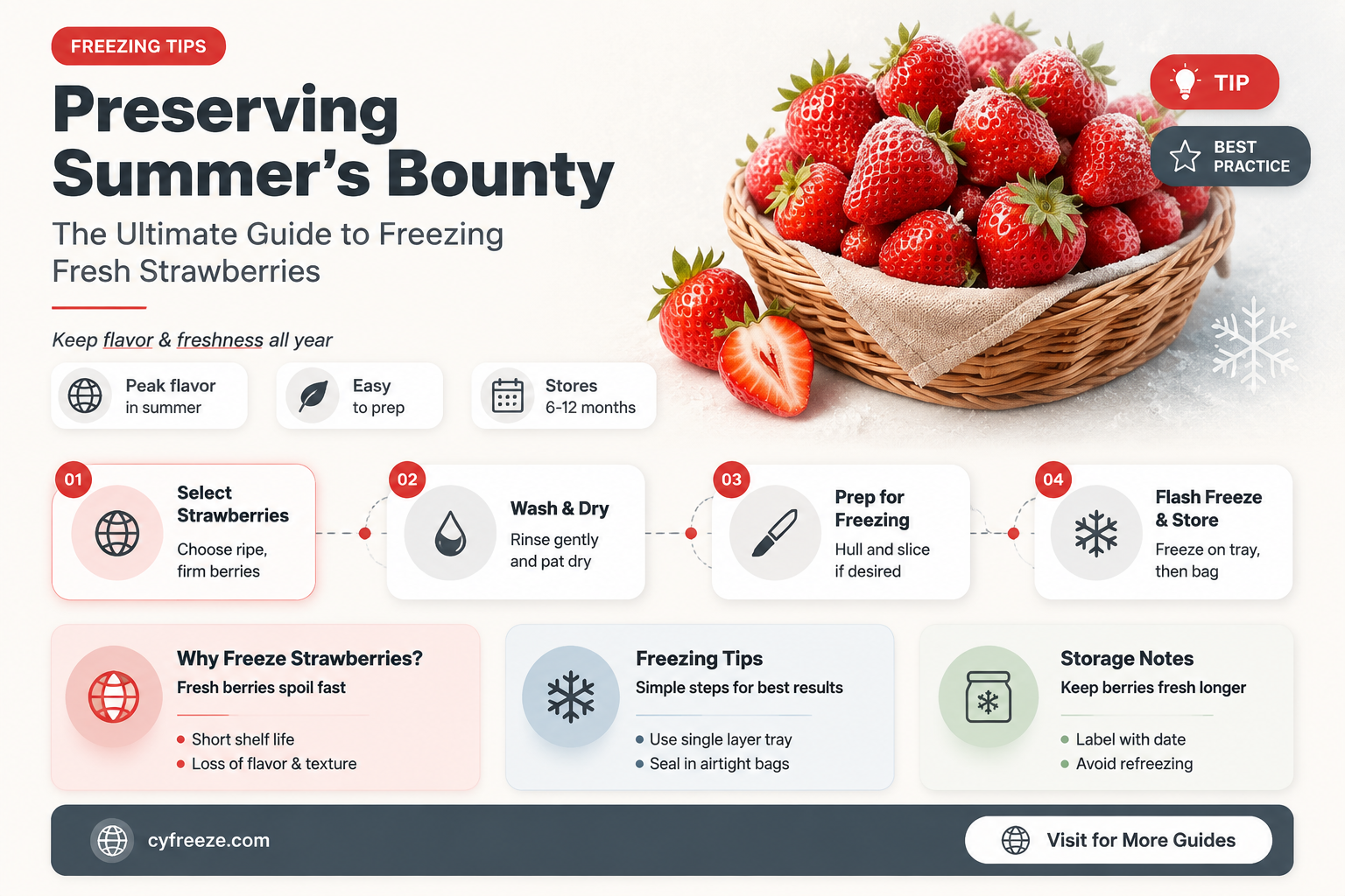 can you freeze fresh picked strawberries