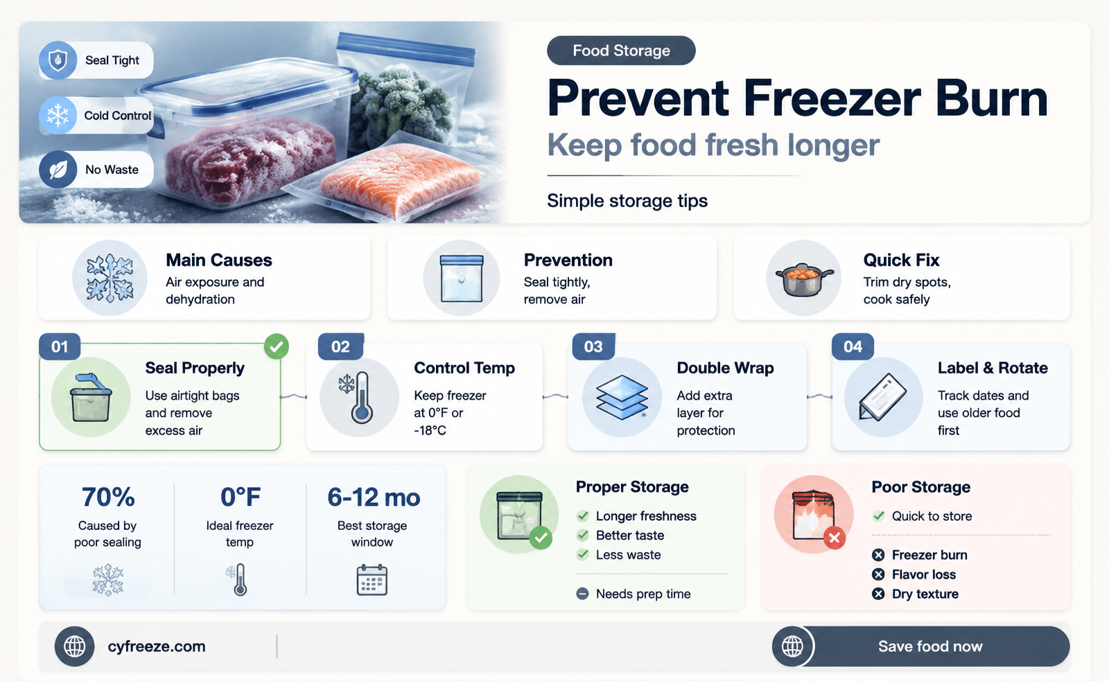 can you get ri of freezer burn