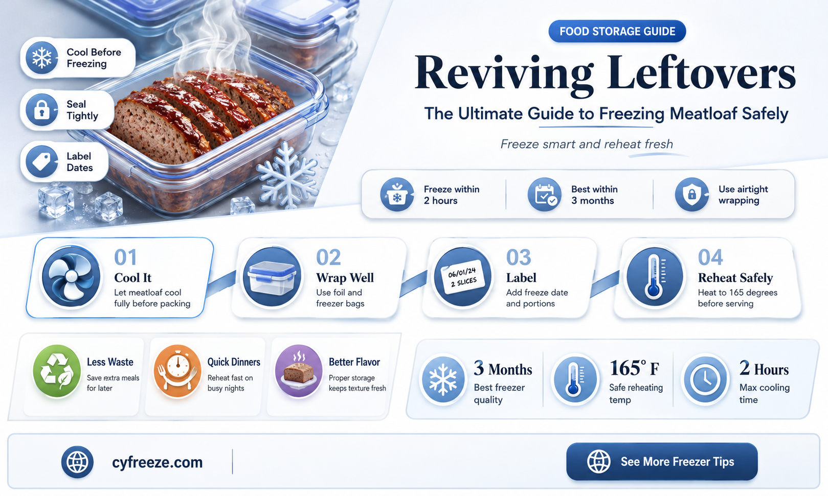 can you freeze meatloaf after 5 days in the fridge