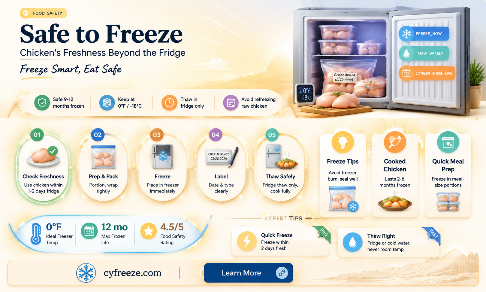can you freeze chicken after 3 days in fridge
