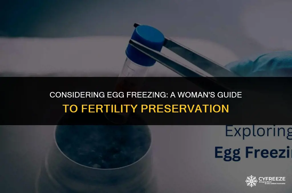 should a woman freeze her eggs