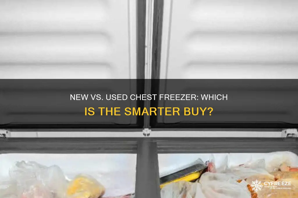 should i buy a new or used chest freezer
