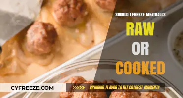 Meatball Freezing Dilemma: Raw vs. Cooked - Which is Best?