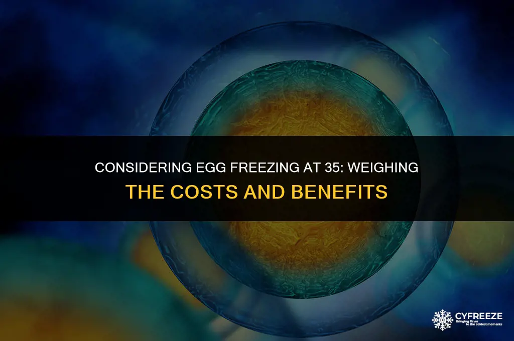 should i freeze my eggs at 35 cost