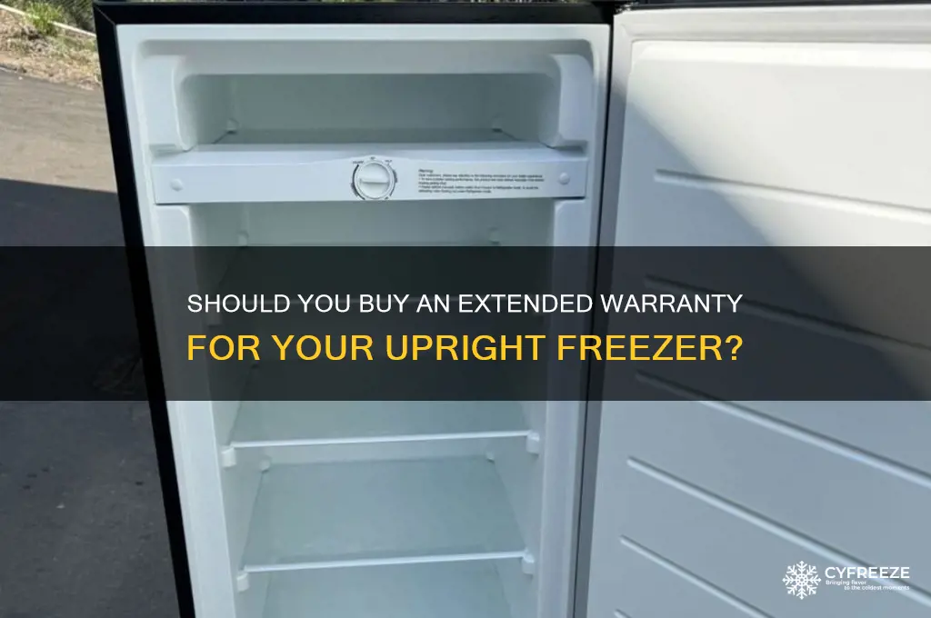 should i get a extended warranty on a upright freezer