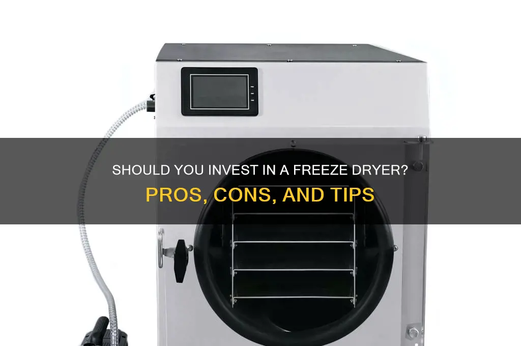 should i get a freeze dryer