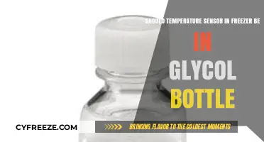 Glycol Bottle Placement: Optimal for Freezer Temperature Sensor Accuracy?