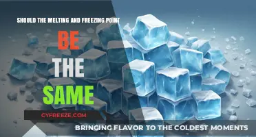 Melting and Freezing Points: Are They Truly Interchangeable?