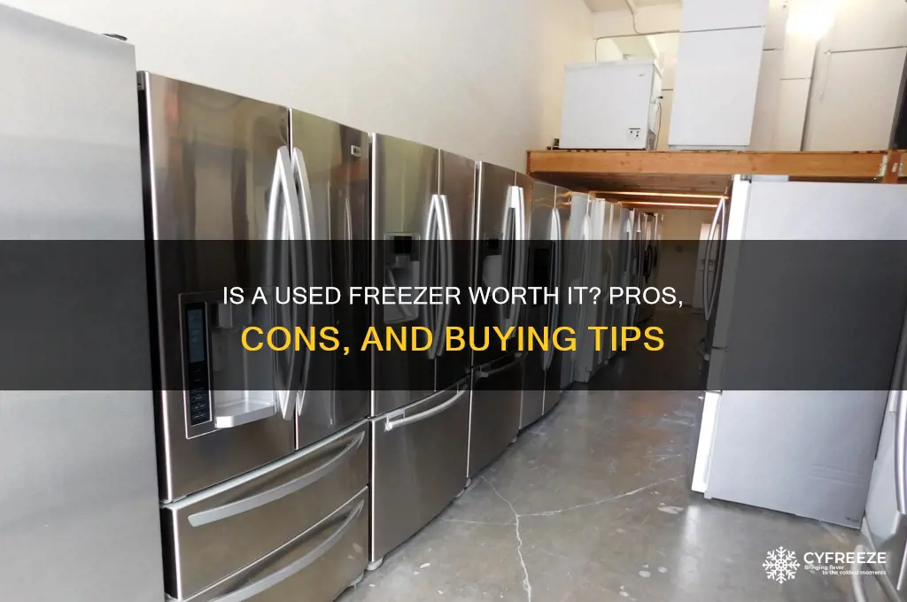 should you buy a used freezer