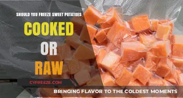 Sweet Potato Storage: To Freeze Cooked or Raw?