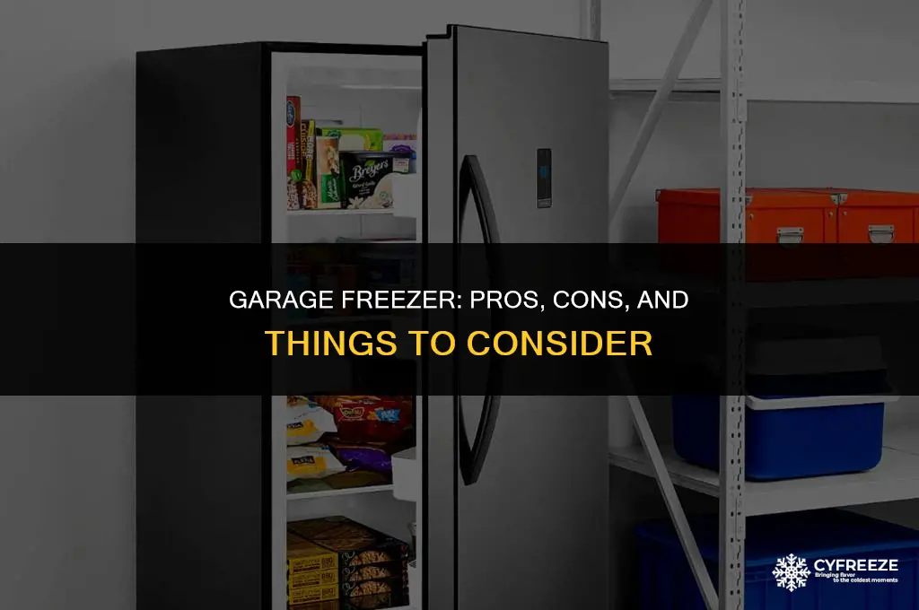 should you put a freezer in the garage