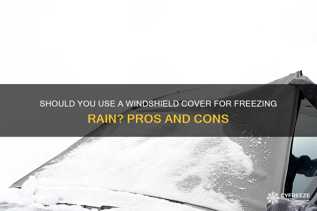 should you use a windsheid cover for freezing rain