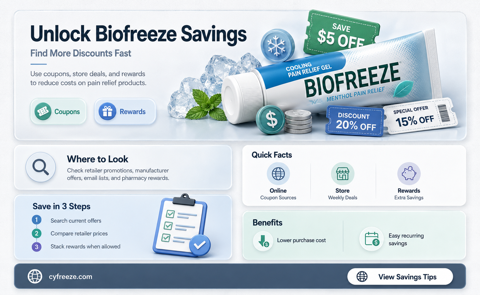 can you get a coupon on bio freeze