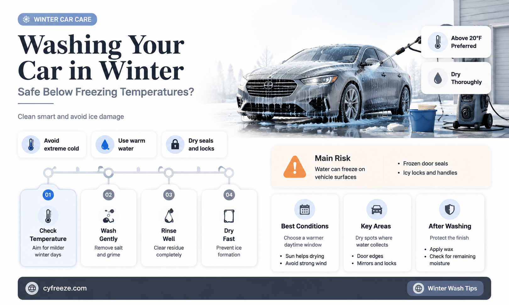 can you get a car wash below freezing