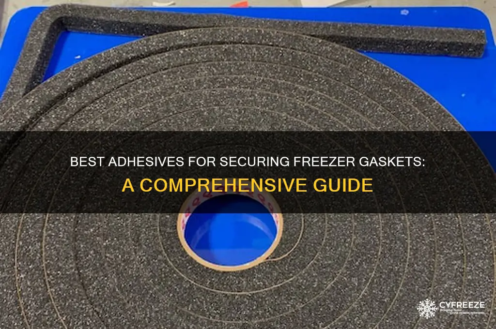 what adhesive can i use to attatch freezer gasket