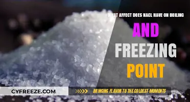 How Sodium Chloride (NaCl) Alters Boiling and Freezing Points