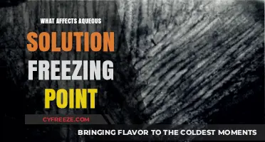 Factors Influencing Aqueous Solution Freezing Point: Key Determinants Explained
