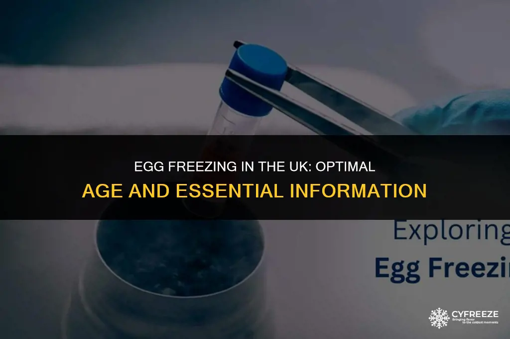 what age can you freeze your eggs uk